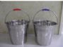 thick stainless steel bucket with big handle 13l/16l/20l